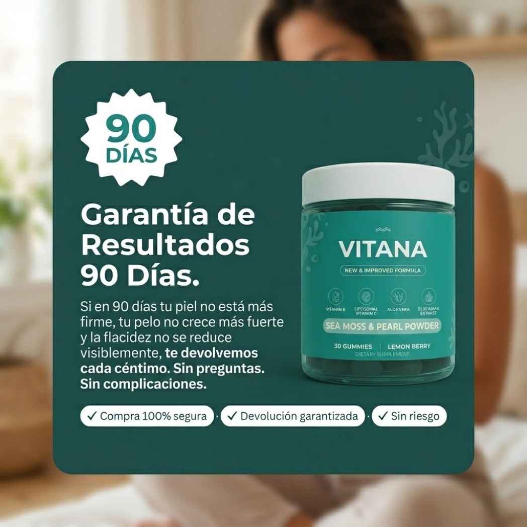Sea Moss Vitana Revive - No Solo Bajes Peso, Mantén tu Mejor Versión