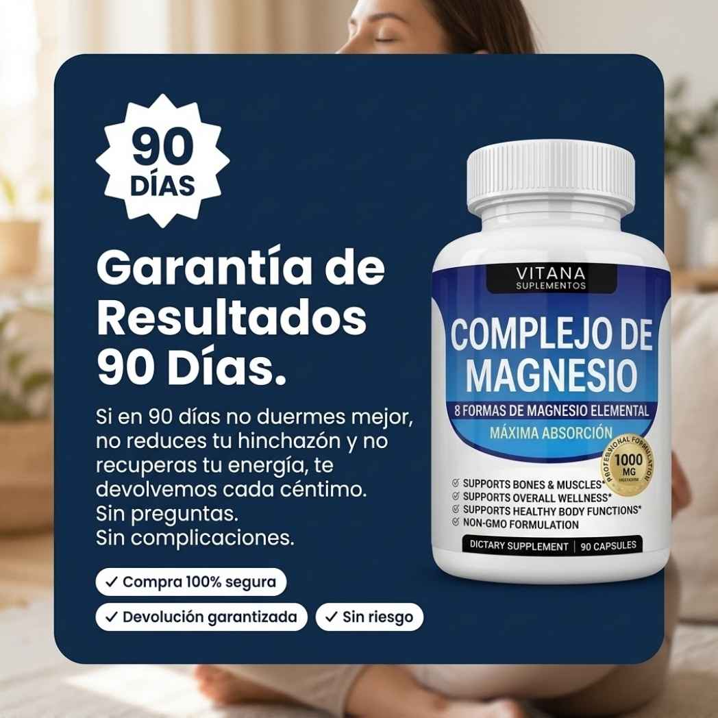 Vitana™ Magnesio 8 en 1 con Cambios en 21 Días