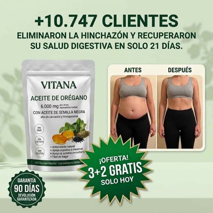 Vitana® Aceite de Orégano - Elimina los Parásitos en Menos de 3 Semanas