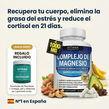 Vitana™ Magnesio 8 en 1 con Cambios en 21 Días