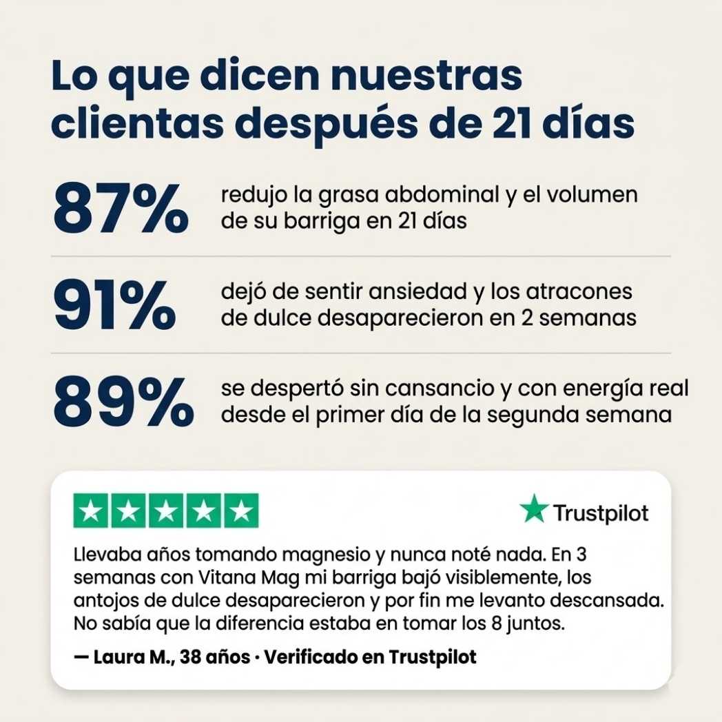 Vitana™ Magnesio 8 en 1 con Cambios en 21 Días