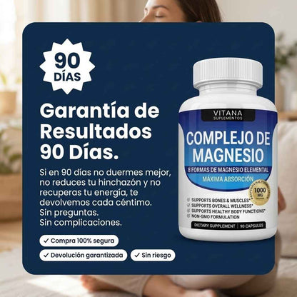 Vitana™ Magnesio 8 en 1 con Cambios en 21 Días