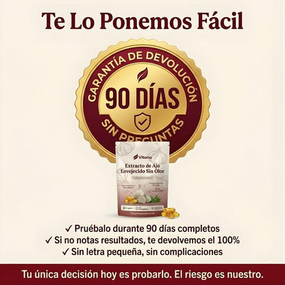 Vitana® Extracto de Ajo Envejecido - Cápsulas 7500mg