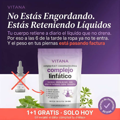 Drenaje Linfático con Complejo 6 en 1