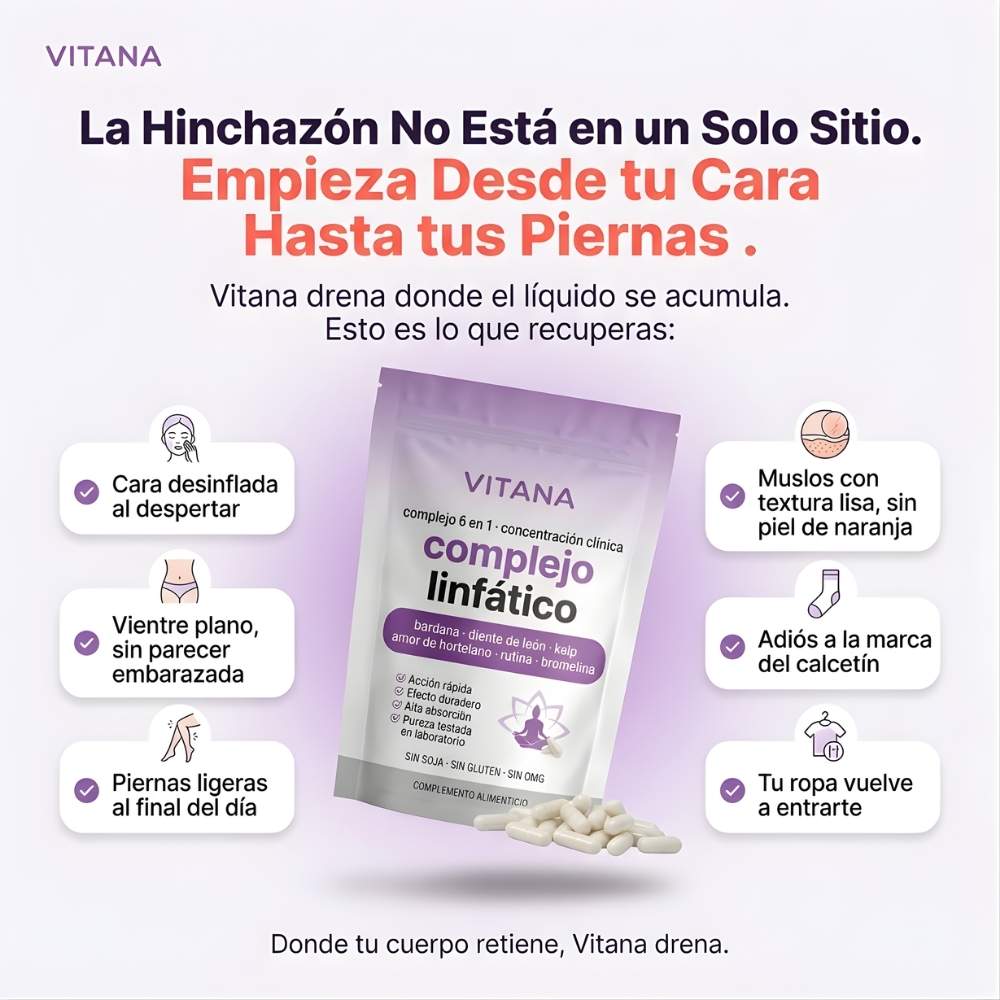 Drenaje Linfático con Complejo 6 en 1