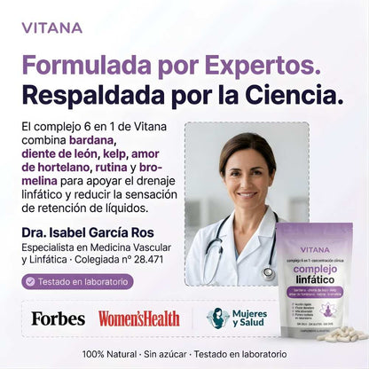 Drenaje Linfático con Complejo 6 en 1