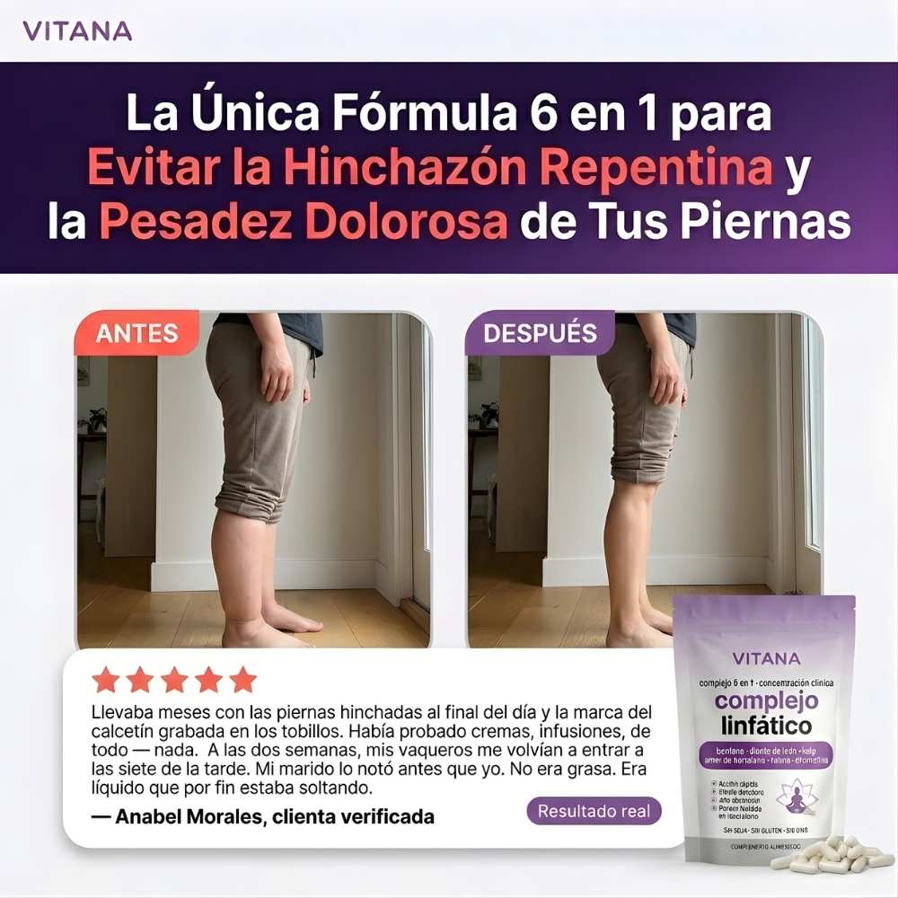 Drenaje Linfático con Complejo 6 en 1
