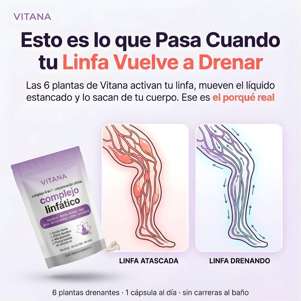 Drenaje Linfático con Complejo 6 en 1