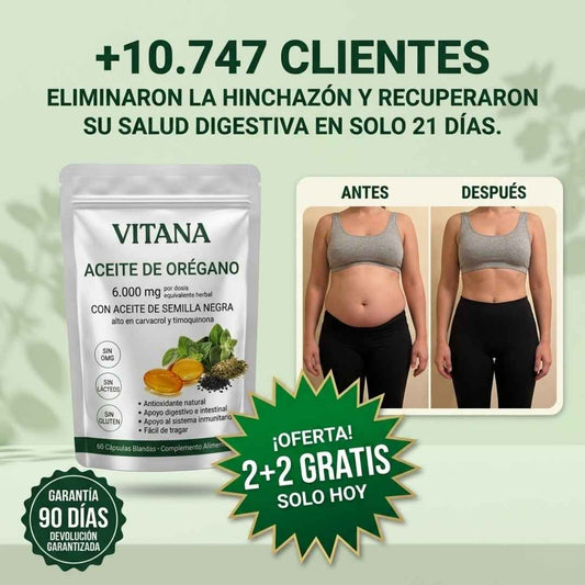 Cápsulas de Aceite de Orégano 6.000mg (60 uds)