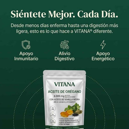 Cápsulas de Aceite de Orégano 6.000mg (60 uds)