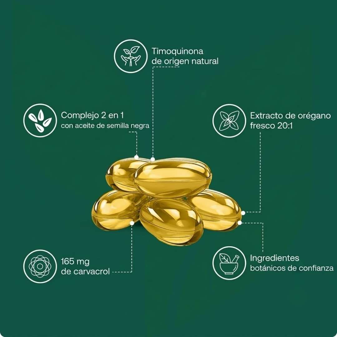 Cápsulas de Aceite de Orégano 6.000mg (60 uds)