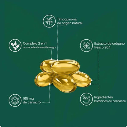 Cápsulas de Aceite de Orégano 6.000mg (60 uds)